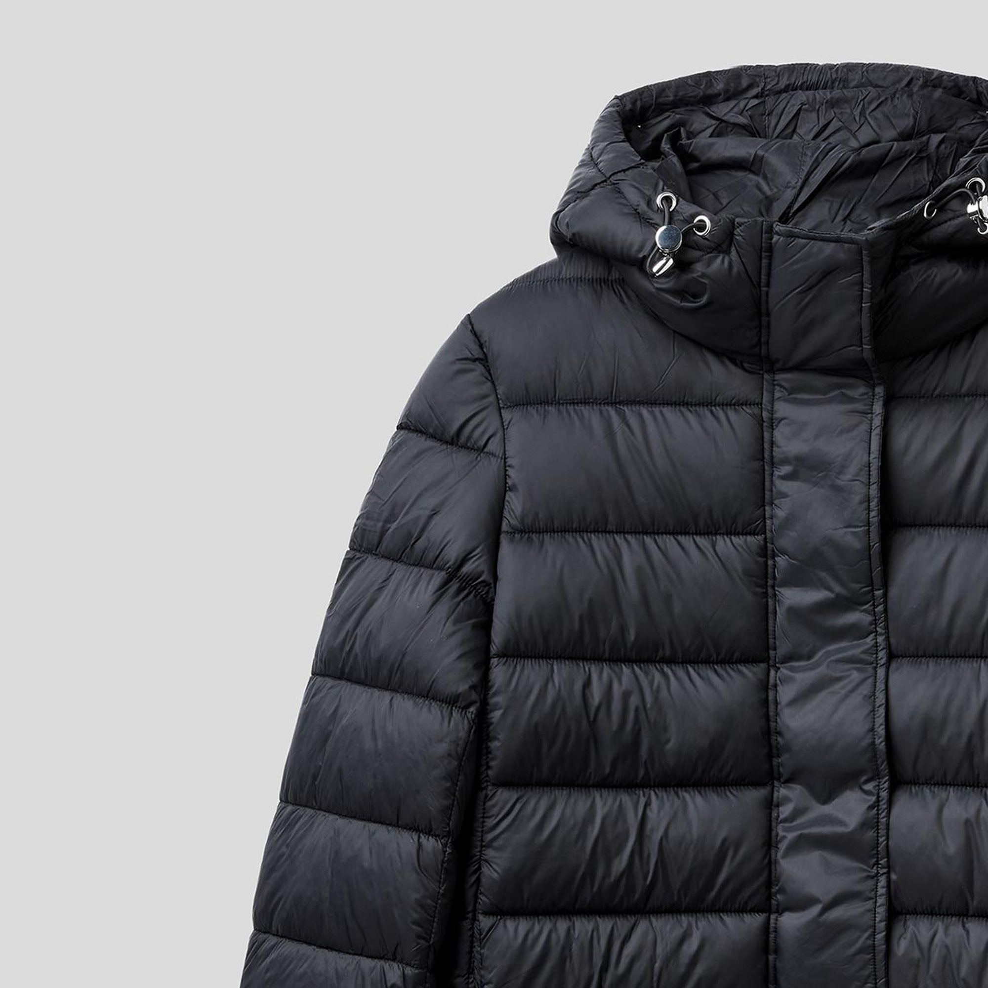 Kadın Siyah  Pufa Mont