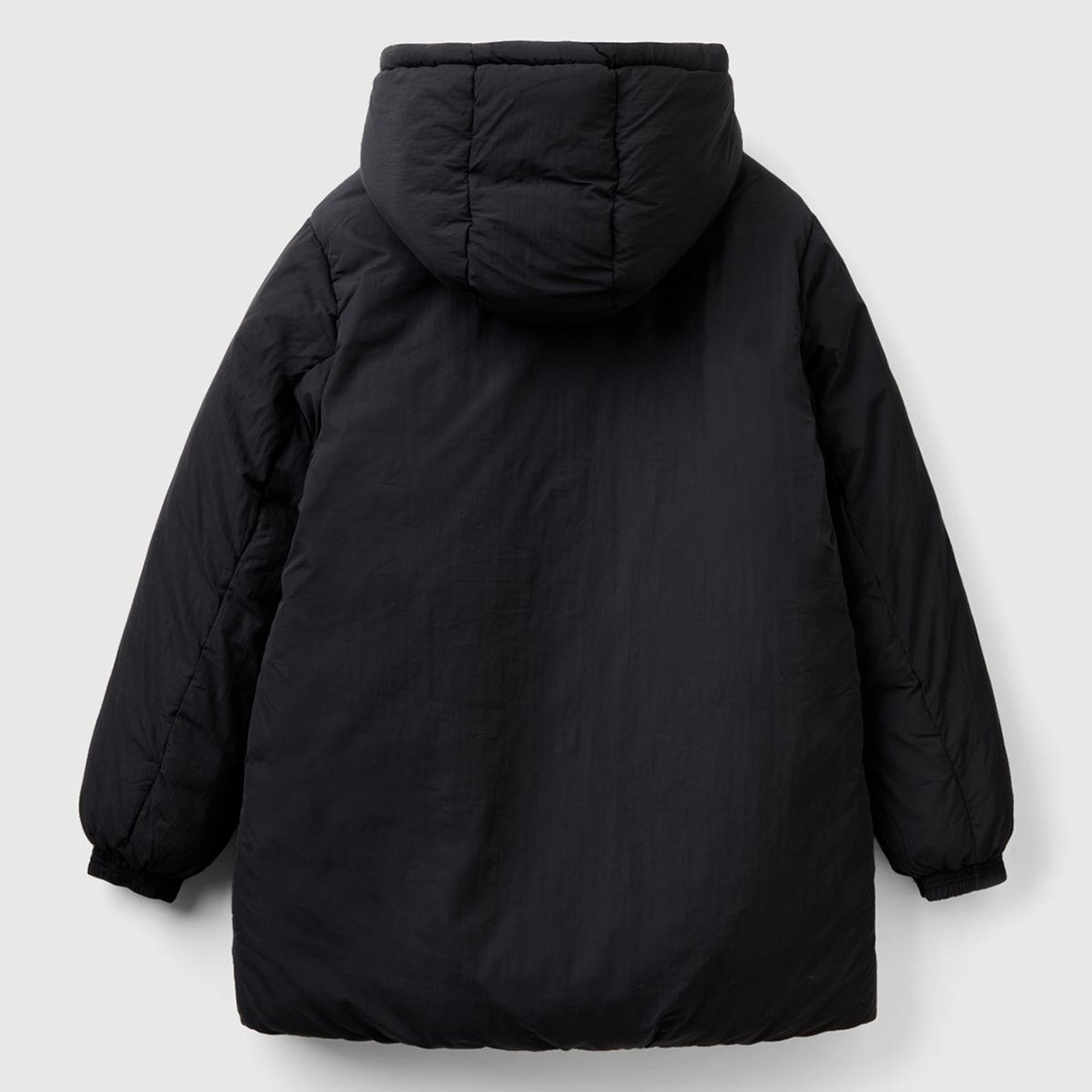 Kadın Siyah Uzun Mont