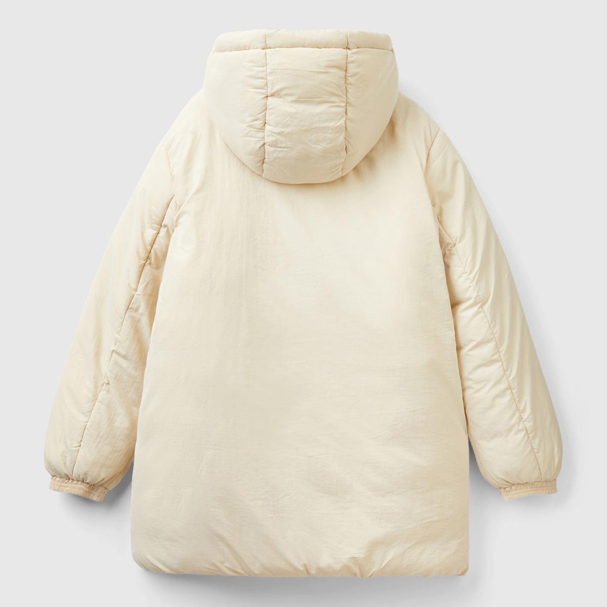 Kadın Bej Uzun Mont