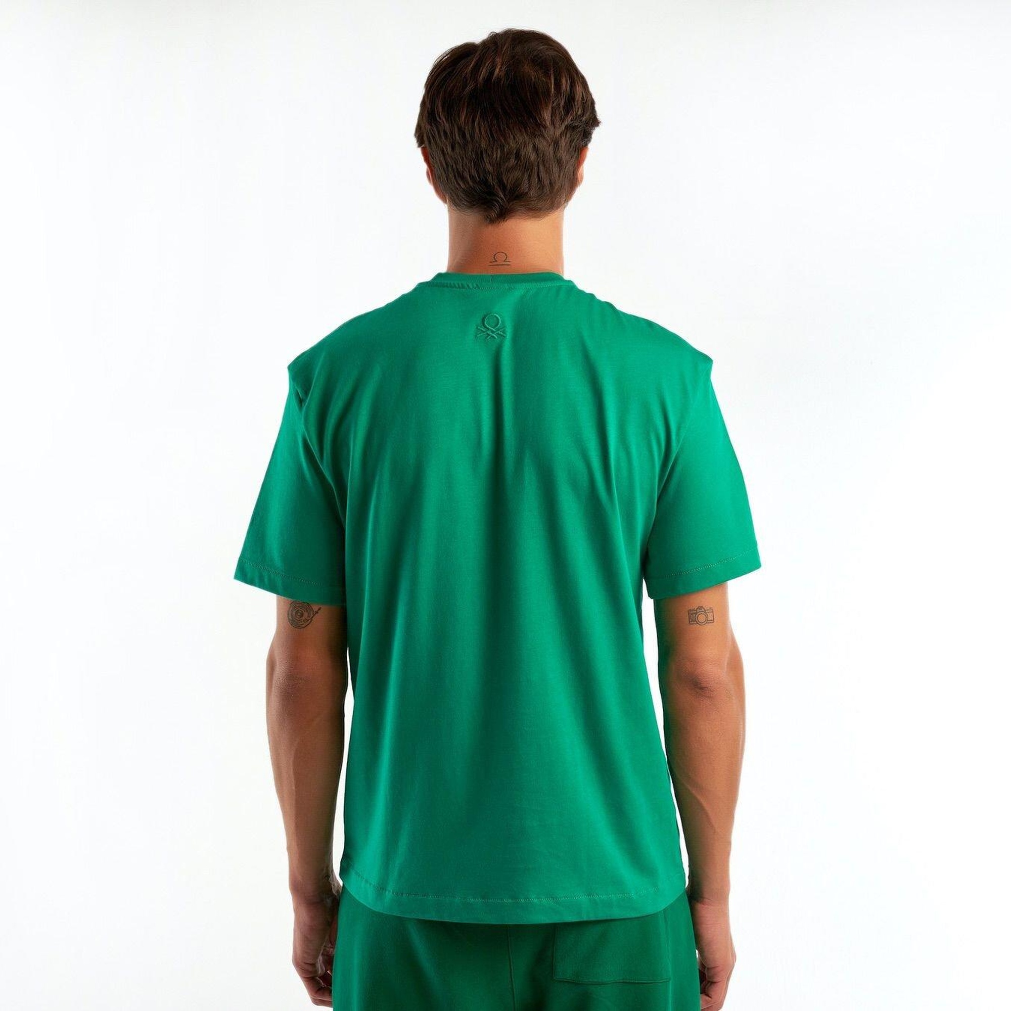 Unisex Yeşil %100 Koton T-Shirt