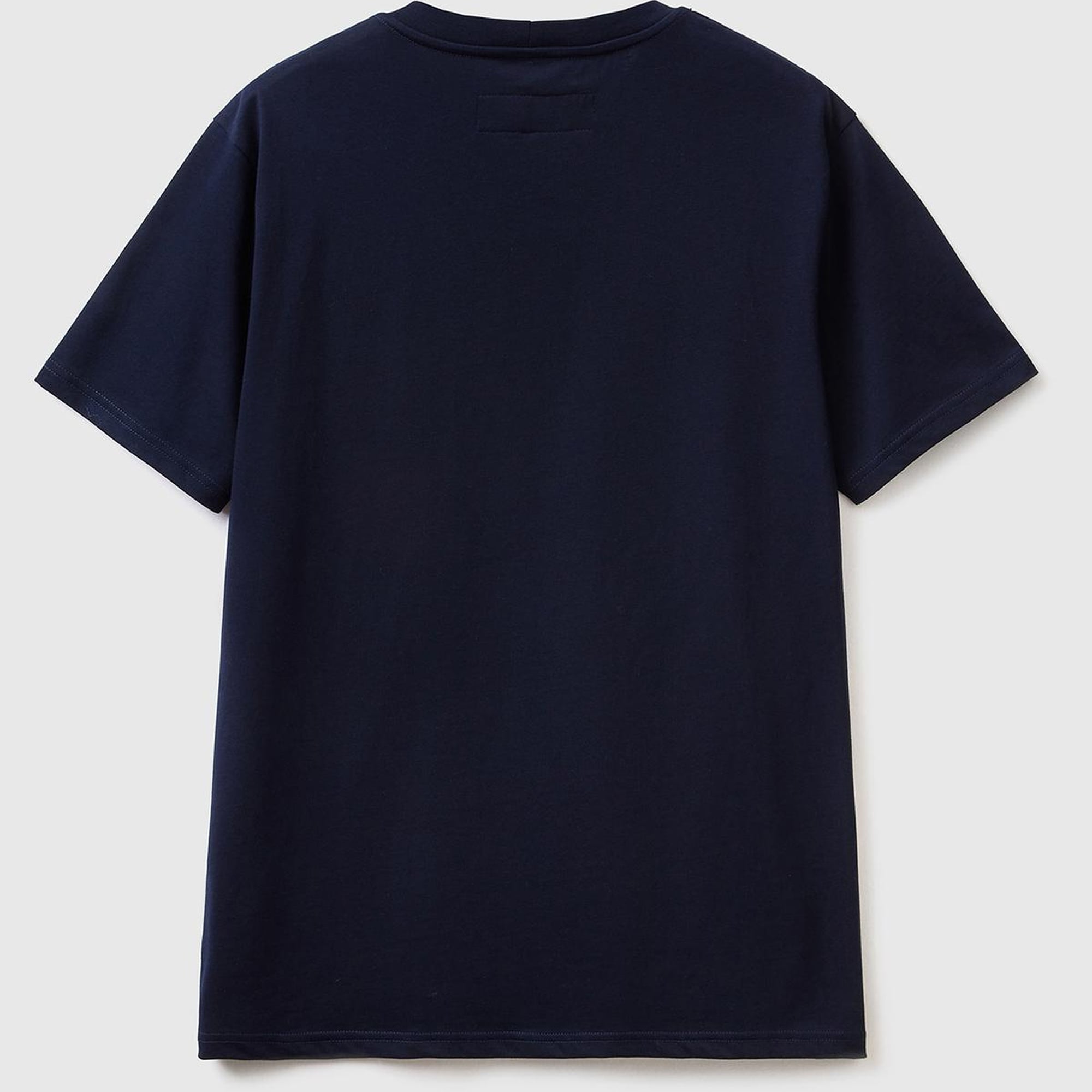 Erkek Lacivert %100 Koton Cepli T-Shirt