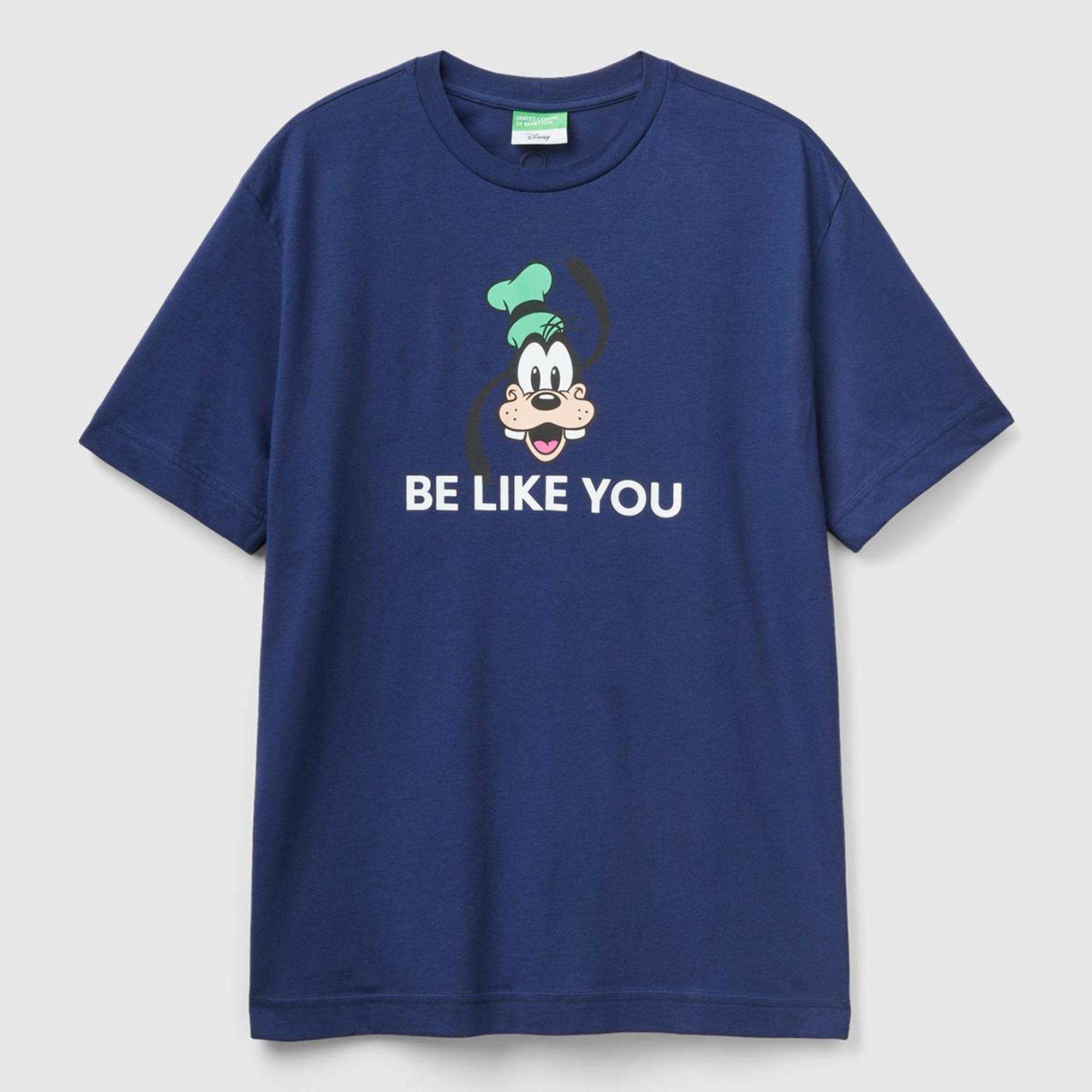 Unisex Lacivert Mix %100 Koton Disney Baskılı T-Shirt