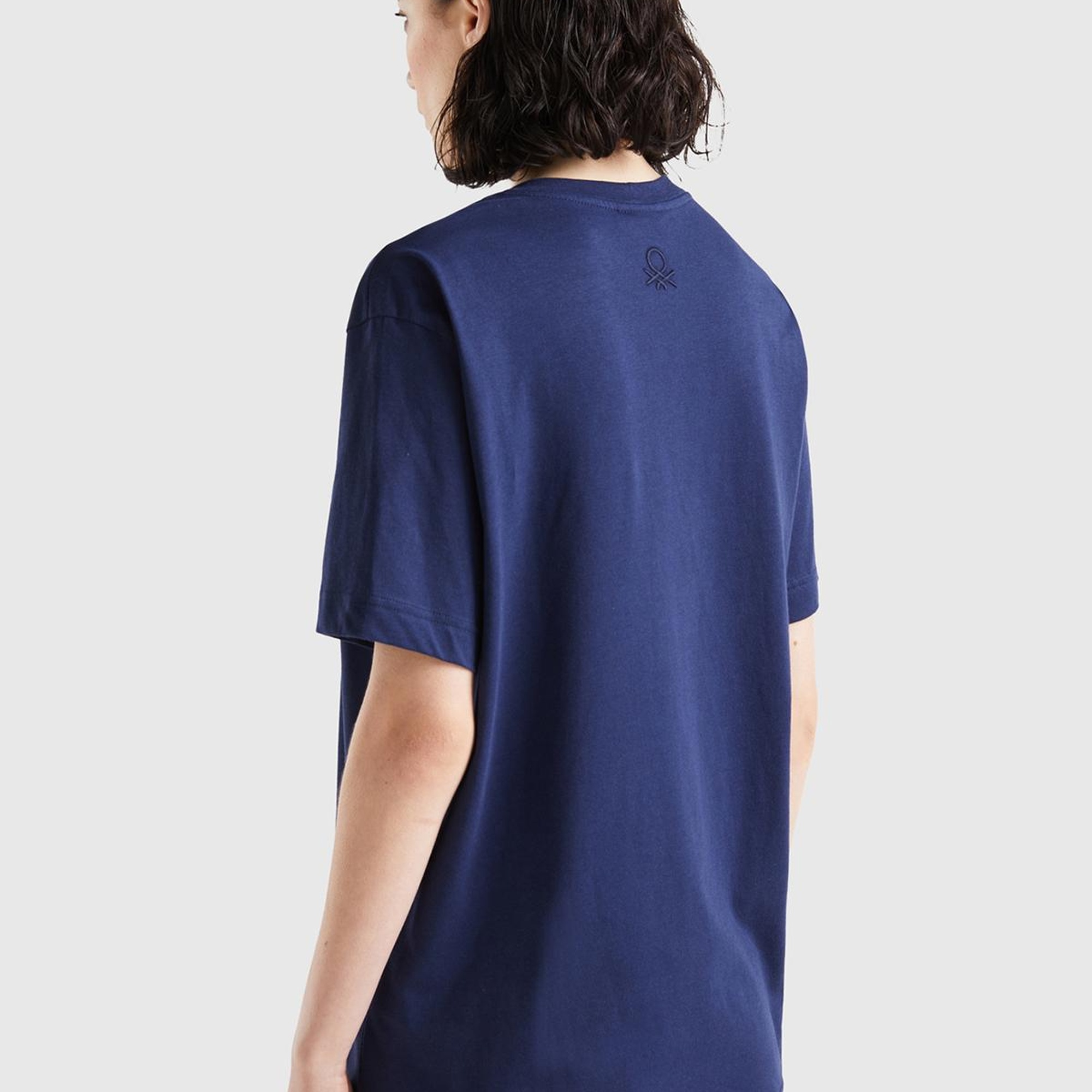 Unisex Lacivert Mix %100 Koton Disney Baskılı T-Shirt