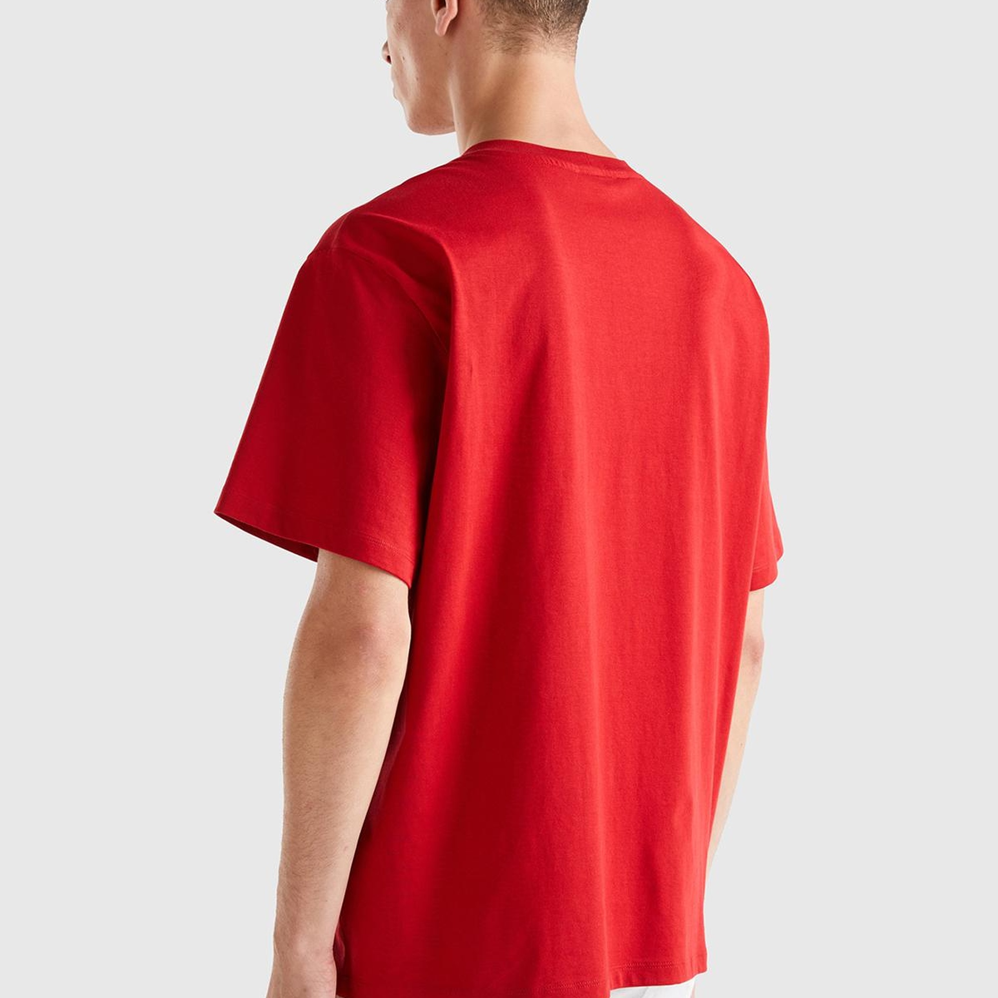 Erkek Vişne Çürüğü %100 Koton Slogan Baskılı T-Shirt