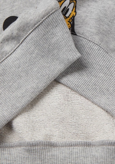  Unisex Gri Disney Baskılı Sweatshirt