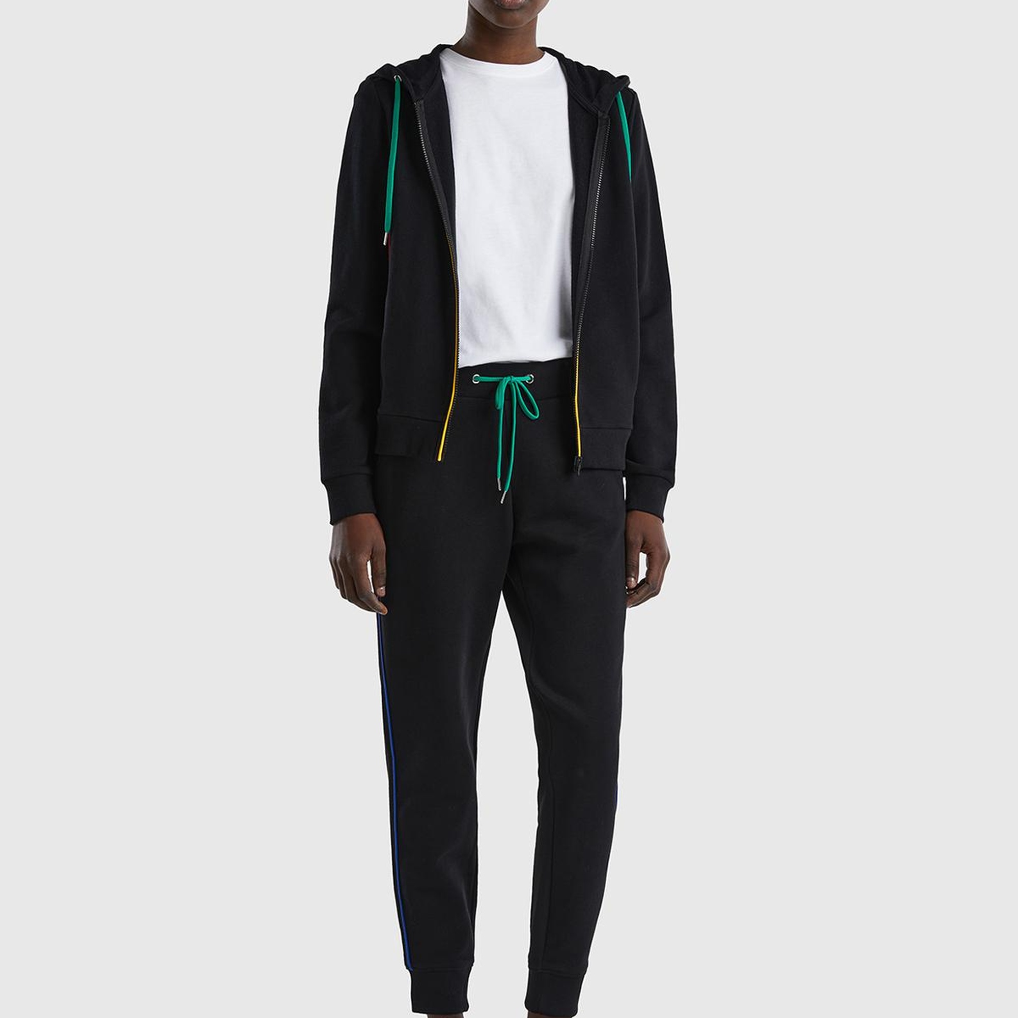 Kadın Siyah Mix Eşofman Altı