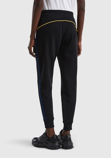  Kadın Siyah Mix Eşofman Altı