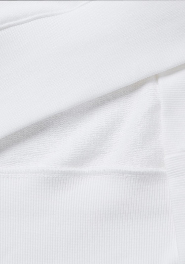  Unisex Beyaz Disney Desenli Kapşonlu Sweatshirt