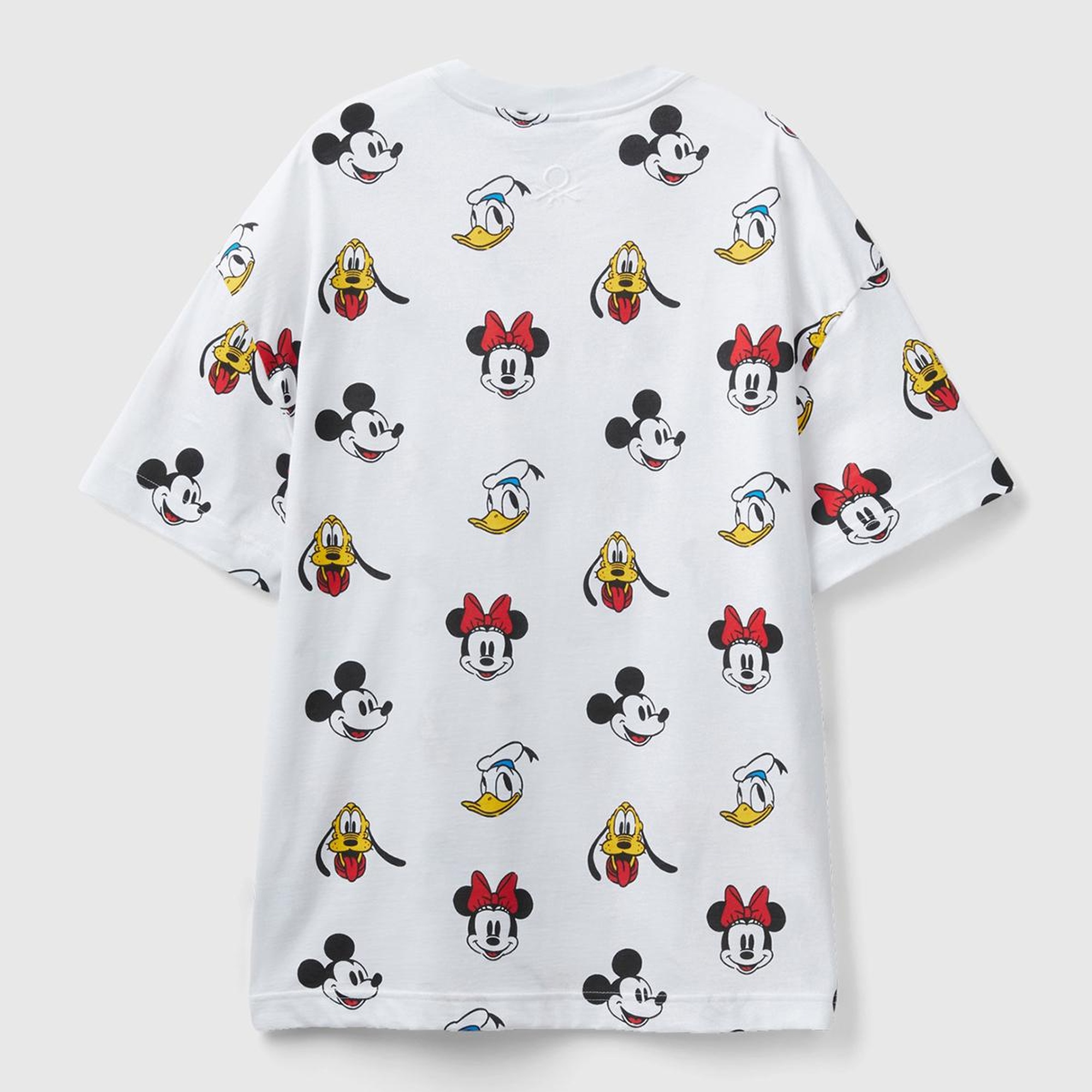 Unisex Beyaz %100 Koton Küçük Disney Baskılı T-Shirt