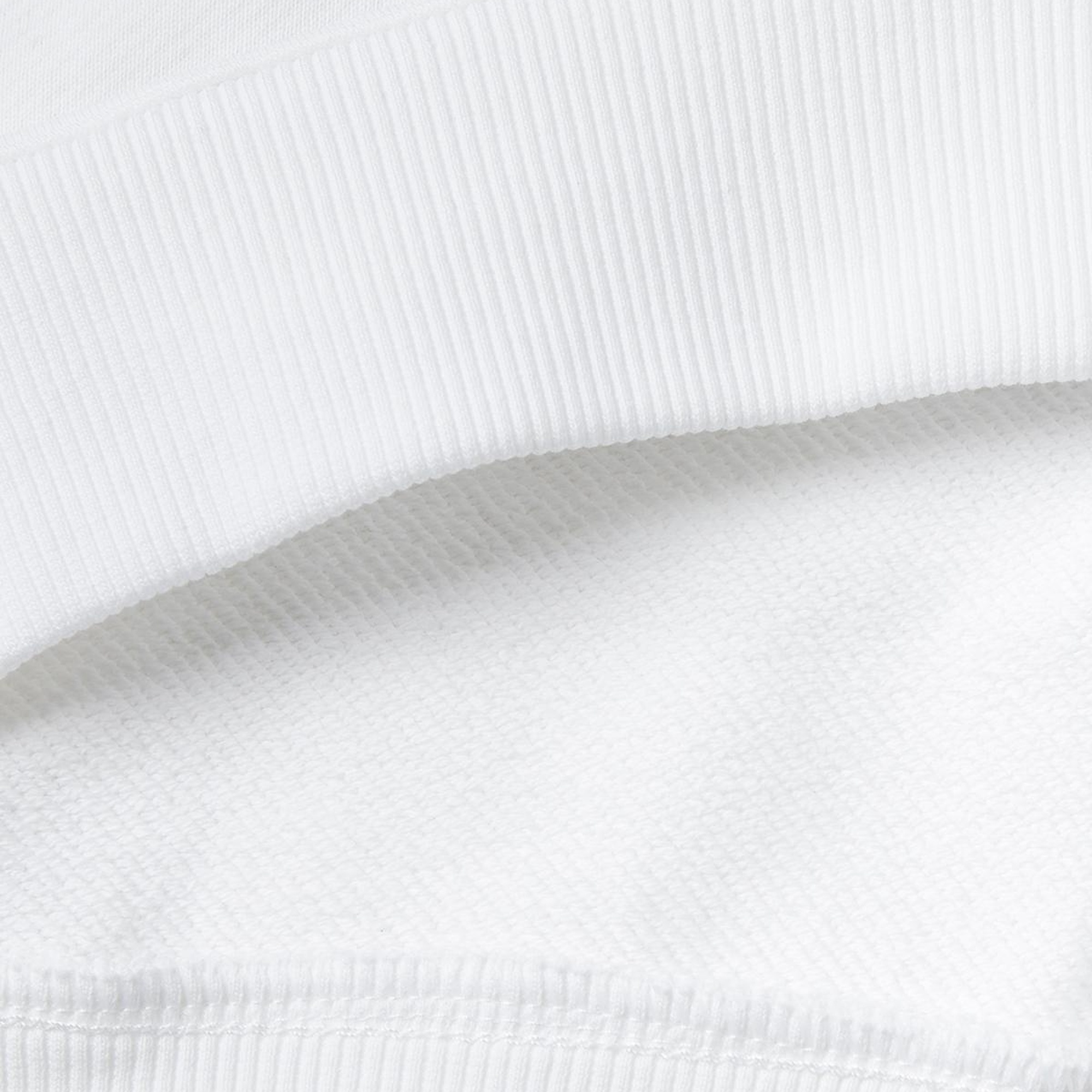 Erkek Beyaz %100 Koton Tavşan Baskılı Sweatshirt