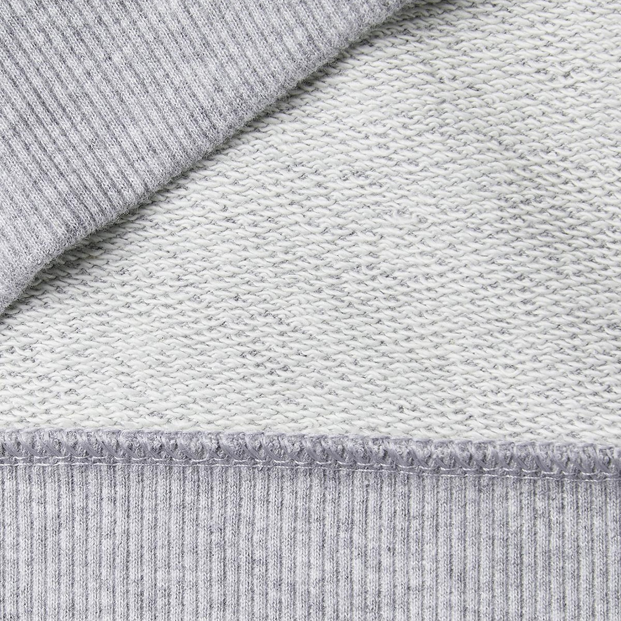 Kadın Gri Melanj %100 Koton Rahat Kalıp Benetton Yazılı Sweatshirt