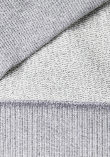  Kadın Gri Melanj %100 Koton Rahat Kalıp Benetton Yazılı Sweatshirt
