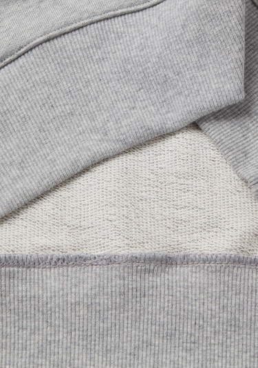  Unisex Gri Melanj Disney Desenli Kapşonlu Sweatshirt