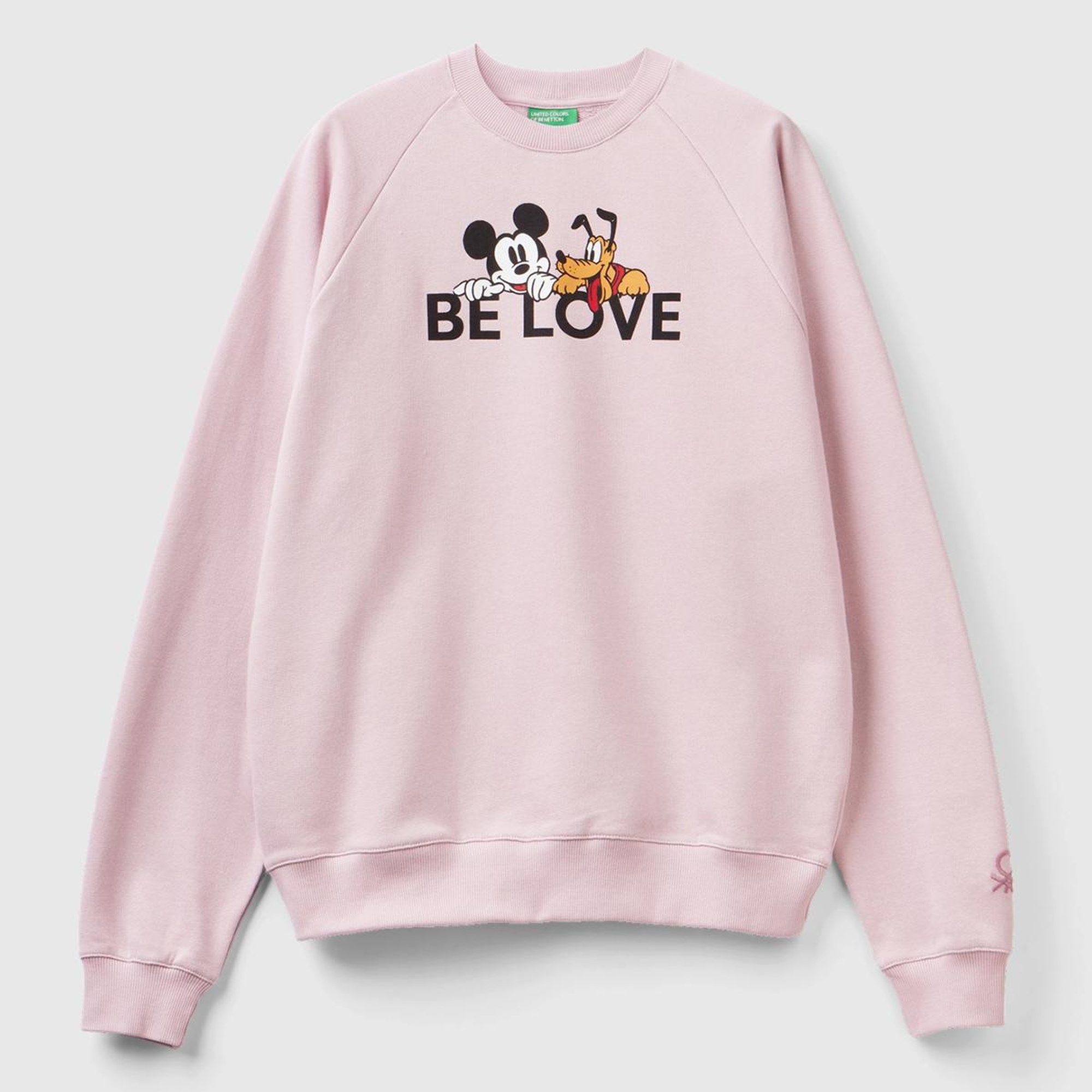 Unisex Gül Kurusu Disney Baskılı Sweatshirt