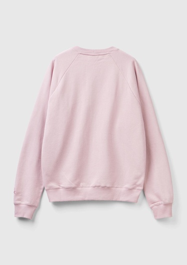  Unisex Gül Kurusu Disney Baskılı Sweatshirt