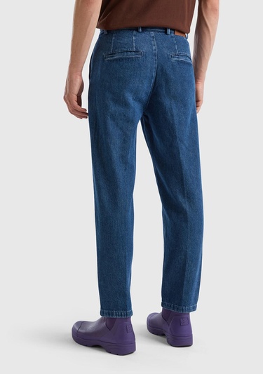  Erkek Denim Chino Regular Fit Denim Pantolon
