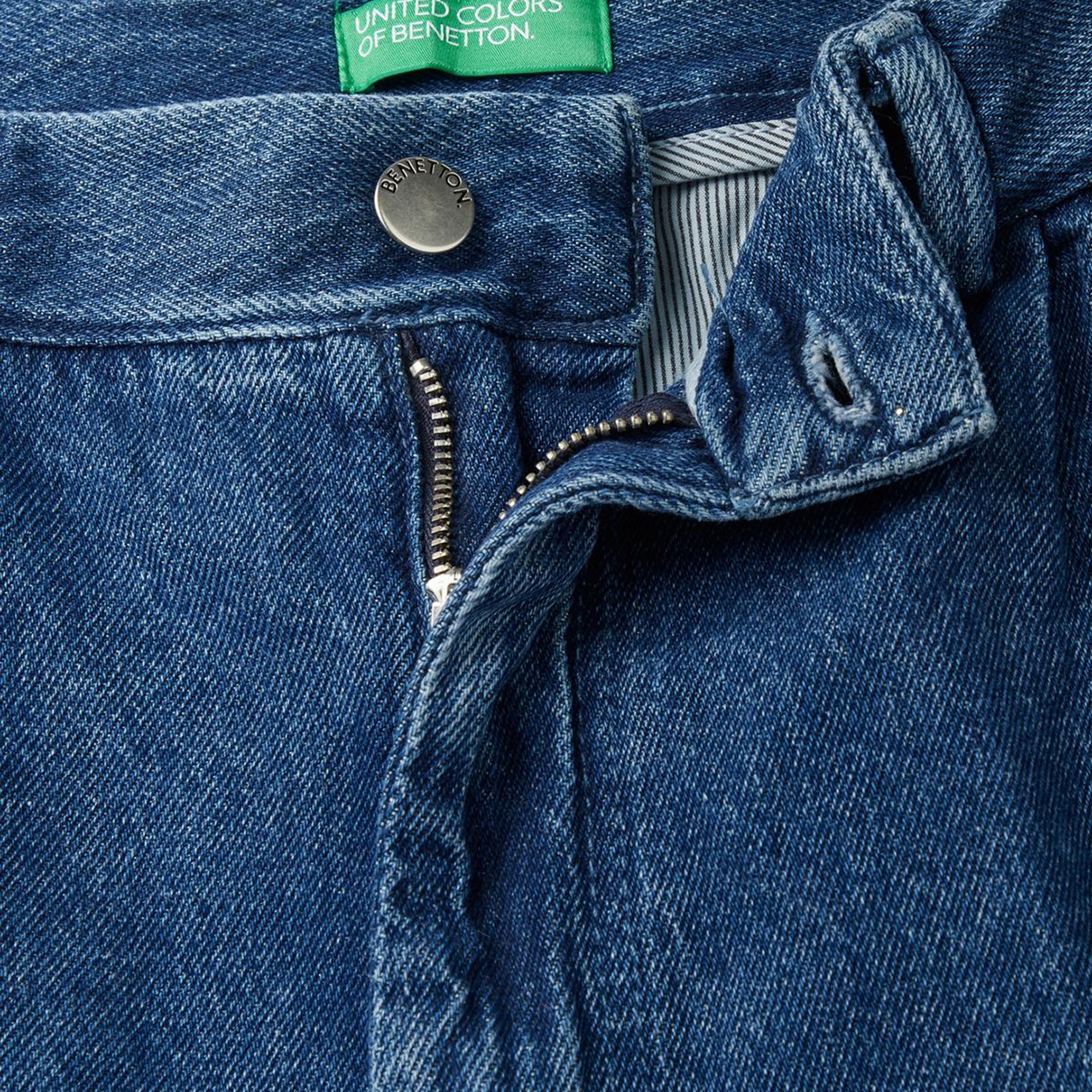 Erkek Denim Chino Regular Fit Denim Pantolon