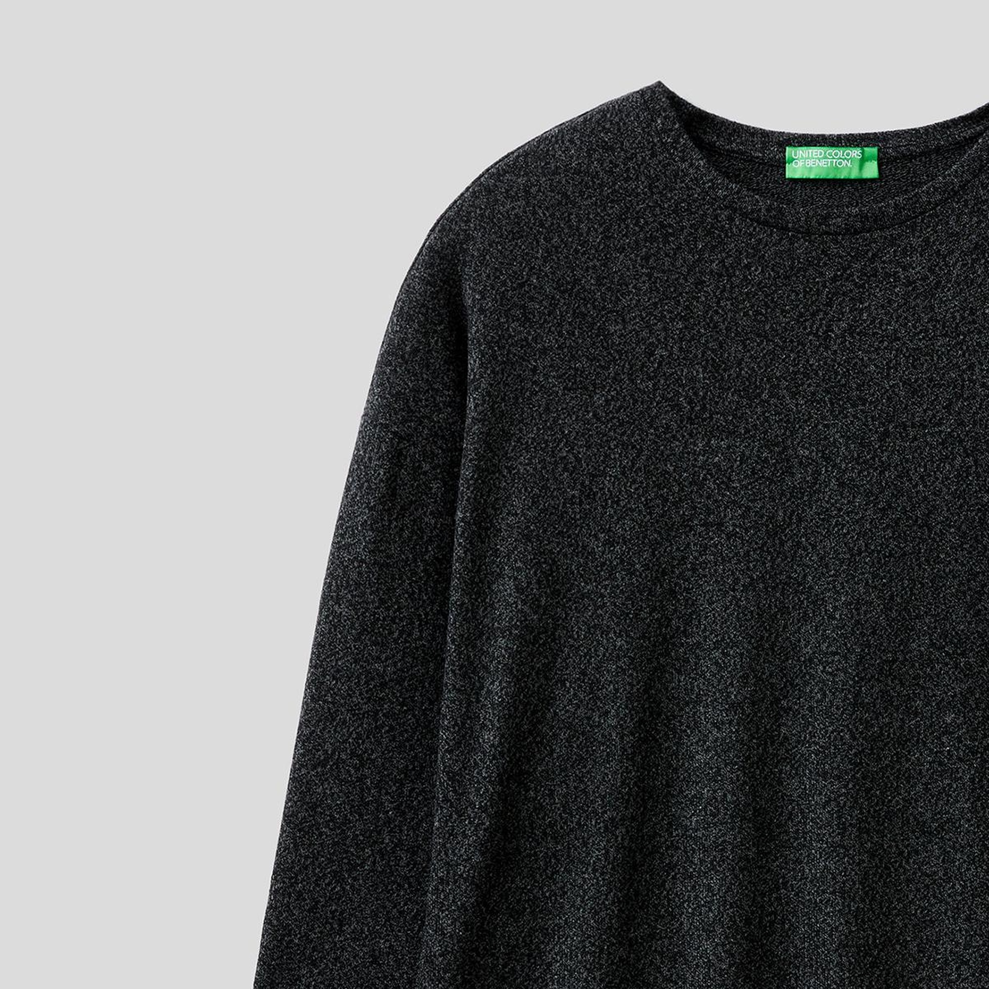 Kadın Siyah Uzun Kollu Viskoz T-Shirt