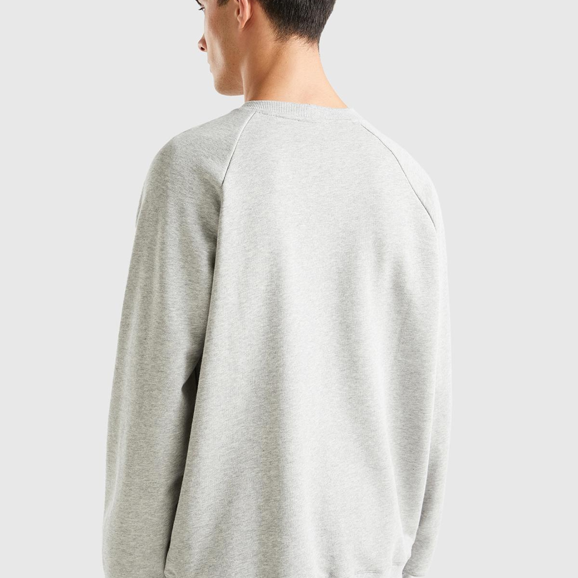 Unisex Gri Melanj Disney Baskılı Sweatshirt