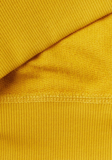  Erkek Hardal Be Unique Baskılı Kapşonlu Sweatshirt