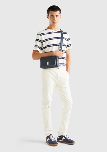  Erkek Krem Esnek Kadife Pantolon