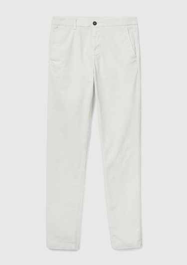  Erkek Krem Esnek Kadife Pantolon