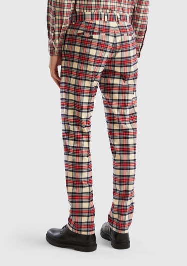  Erkek Taba Mix Viskoz Karışımlı Regular Fit Pantolon