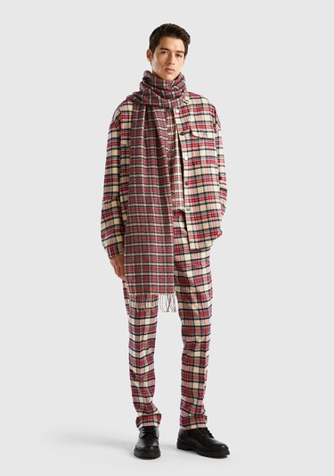  Erkek Taba Mix Viskoz Karışımlı Regular Fit Pantolon