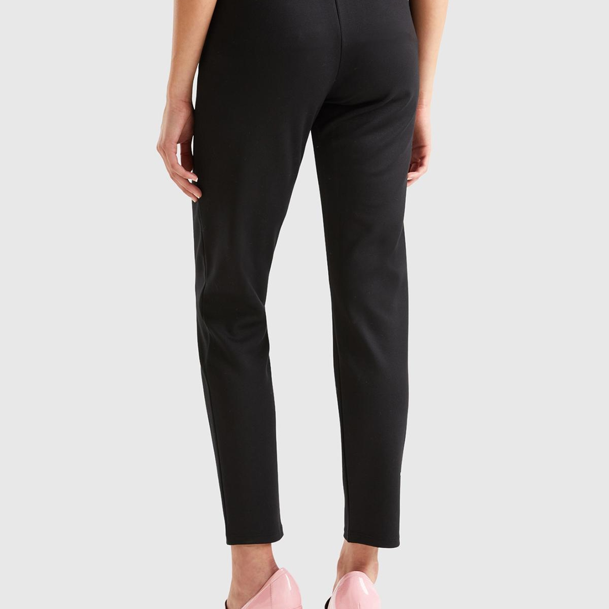 Kadın Siyah Poliviskoz Skinny Fit Pantolon