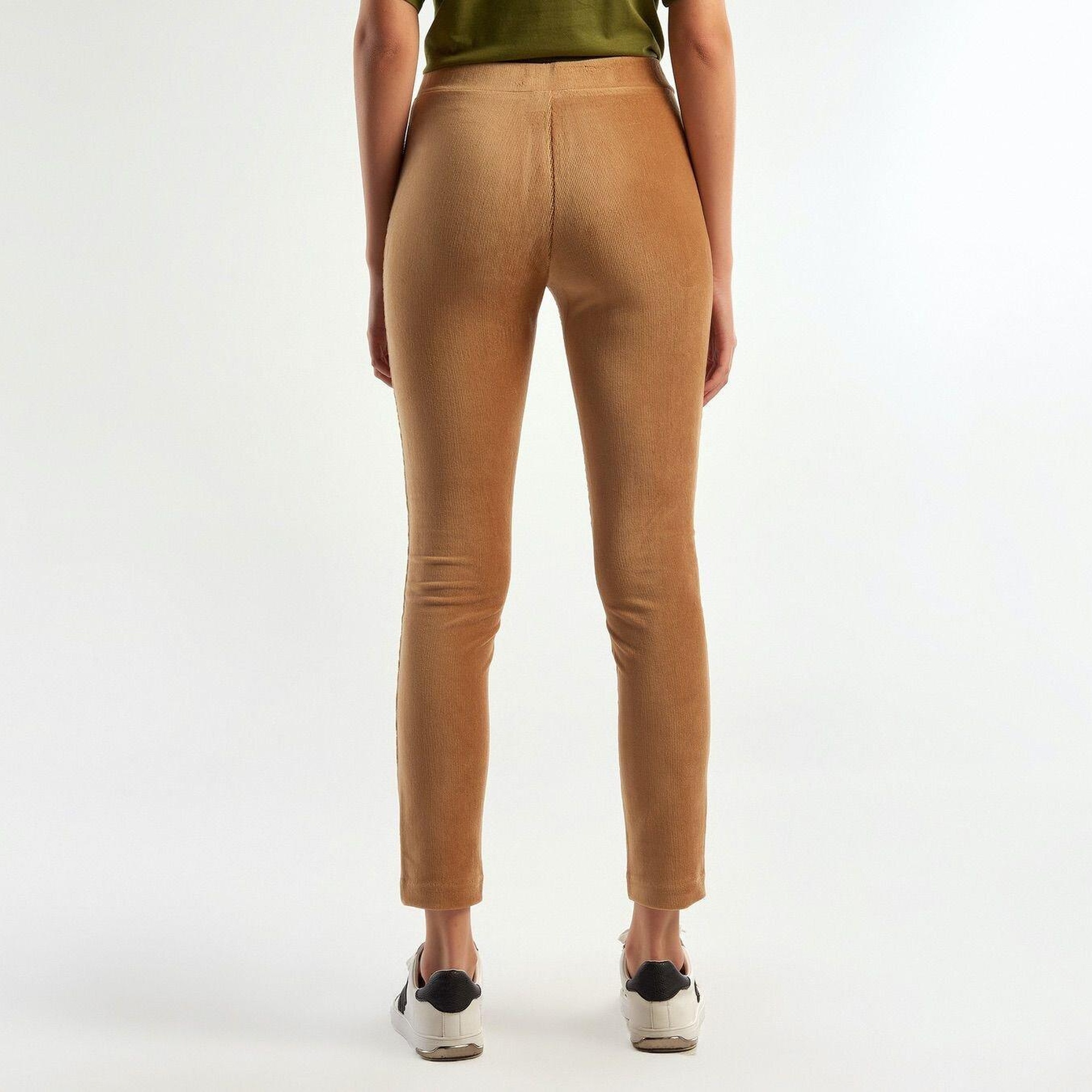 Kadın Taba Koton Karışımlı Tayt