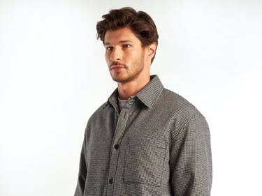  Erkek Taba Mix Ekoseli Gömlek