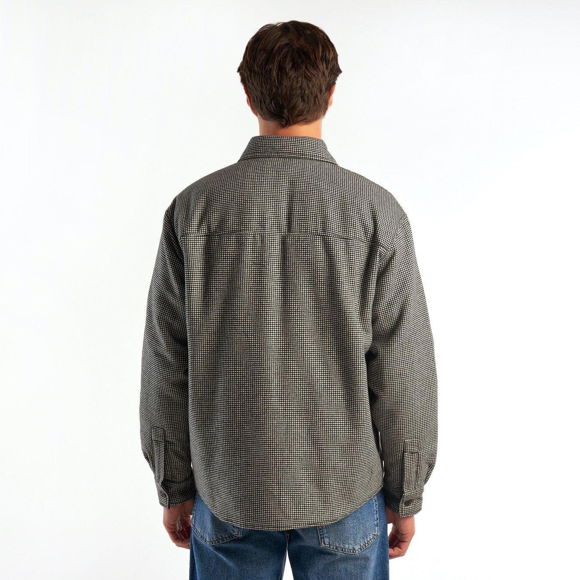 Erkek Taba Mix Ekoseli Gömlek