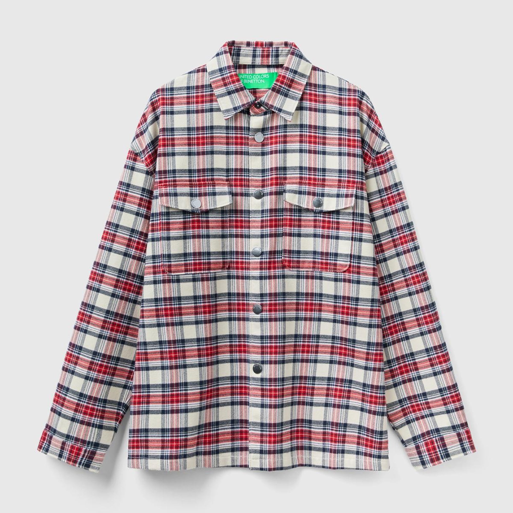 Erkek Taba Mix Ekoseli Gömlek