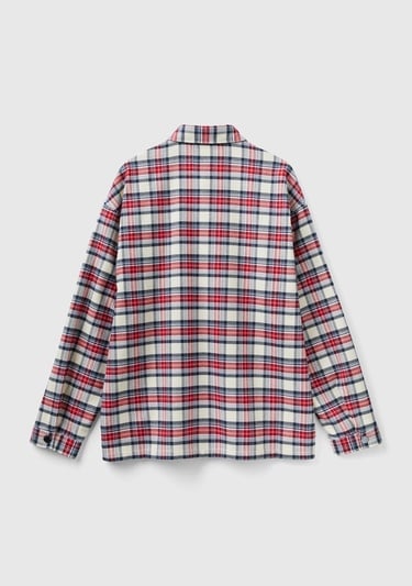  Erkek Taba Mix Ekoseli Gömlek