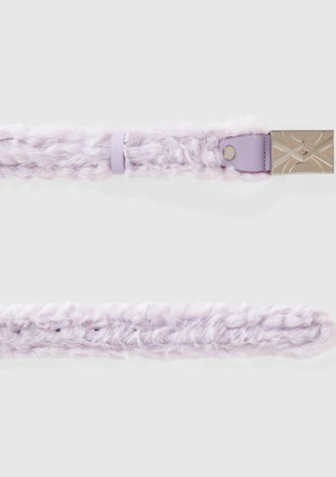  Kadın Lila Peluş Kemer