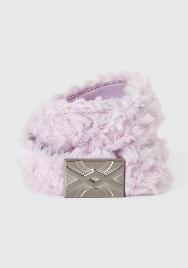  Kadın Lila Peluş Kemer