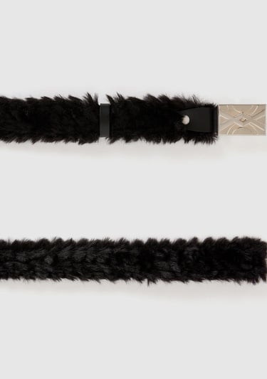  Kadın Siyah Peluş Kemer