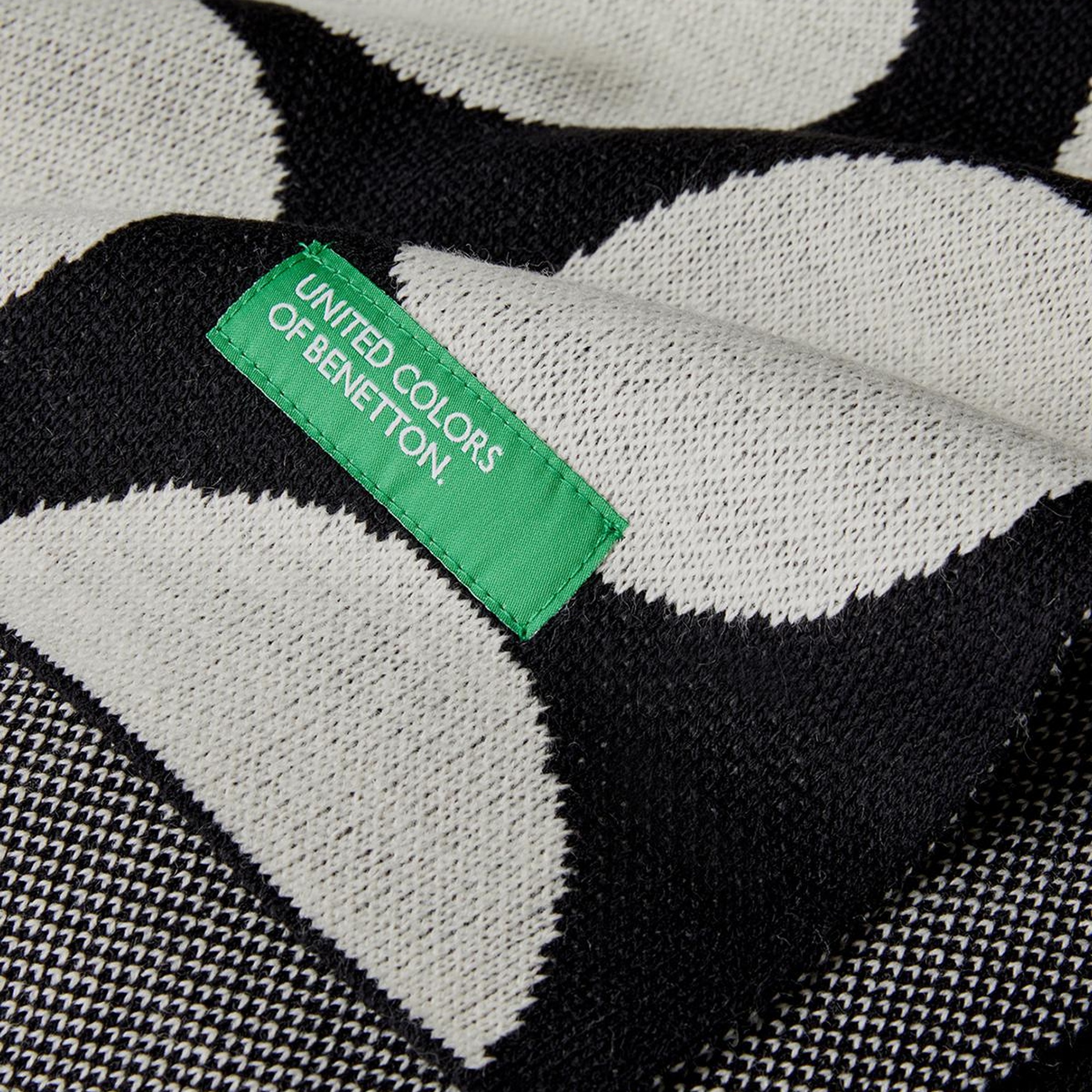 Unisex Siyah Dama Desenli Battaniye 140x190