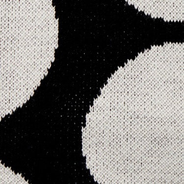  Unisex Siyah Dama Desenli Battaniye 140x190