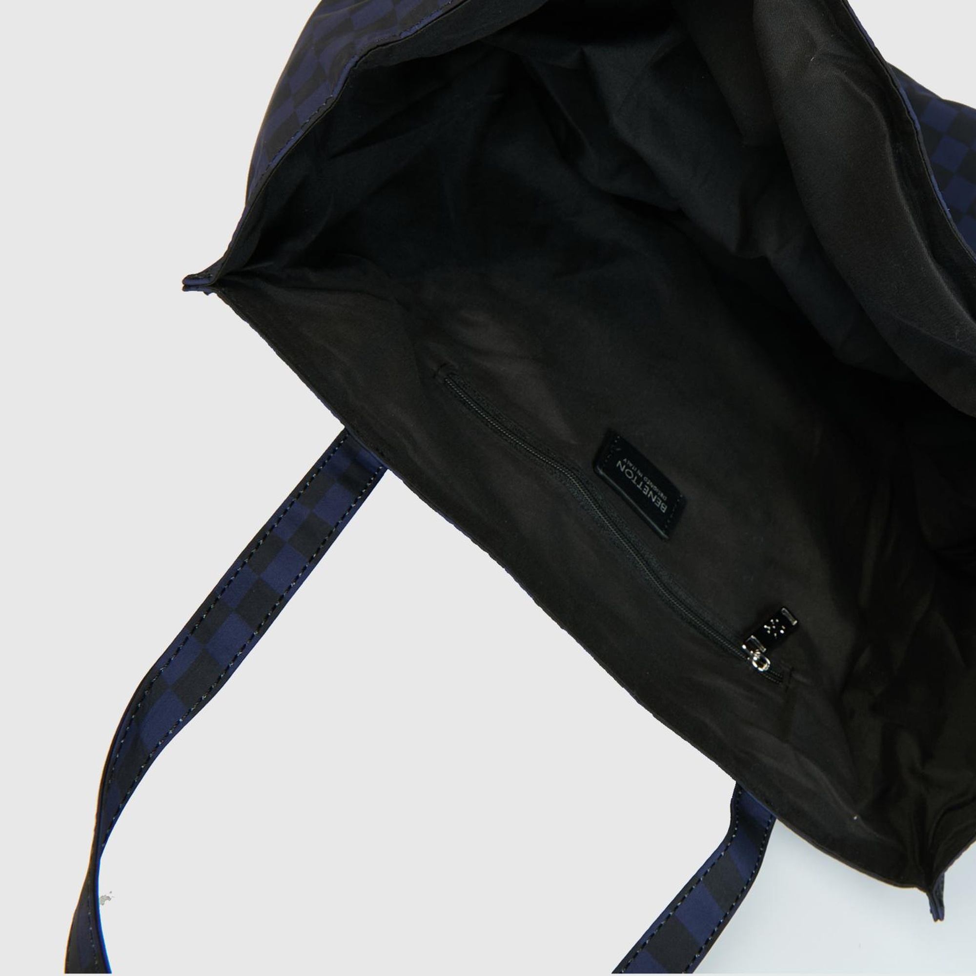 Kadın Lacivert Mix Desenli Recycle Alışveriş Çantası