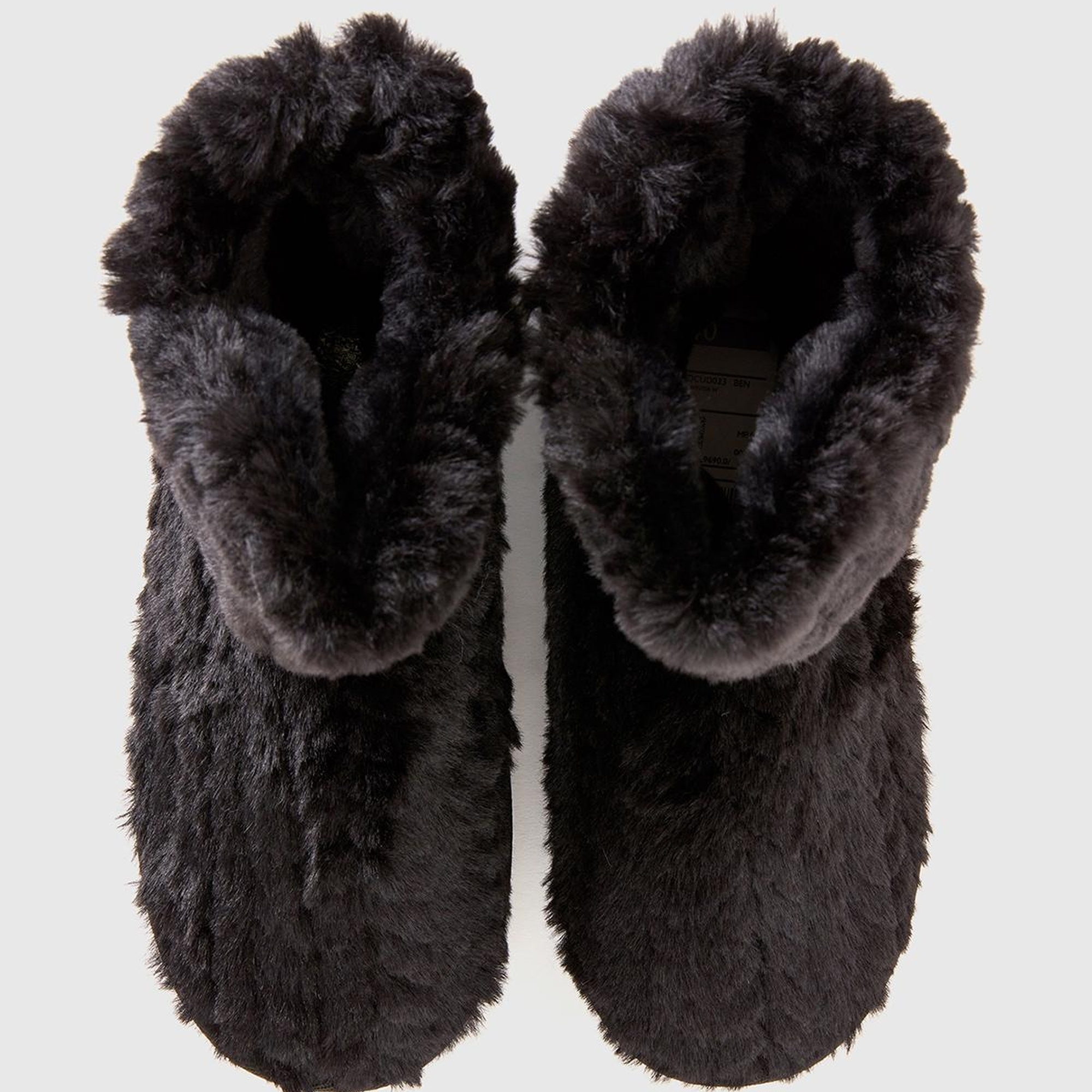 Kadın Siyah Kürklü Bot