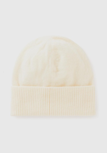  Kadın Krem %100 Merino Bere