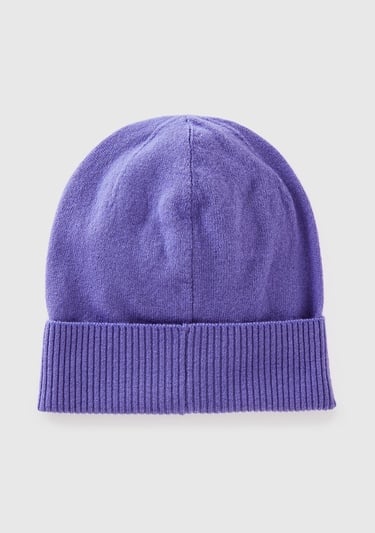  Kadın Mor %100 Merino Bere