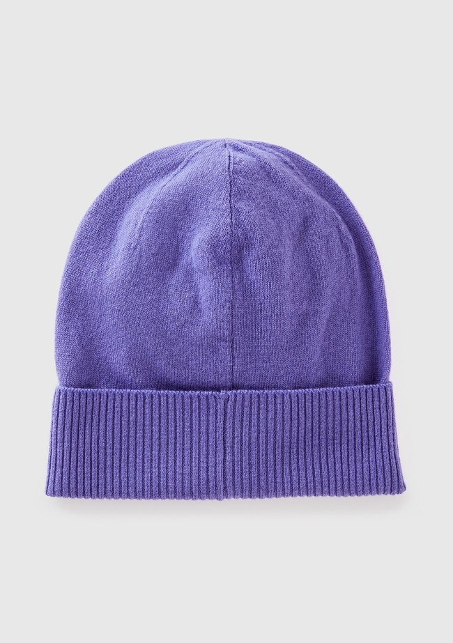  Kadın Mor %100 Merino Bere