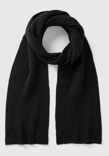  Erkek Siyah Yün Atkı