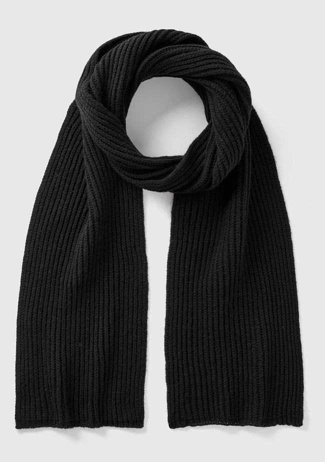  Erkek Siyah Yün Atkı