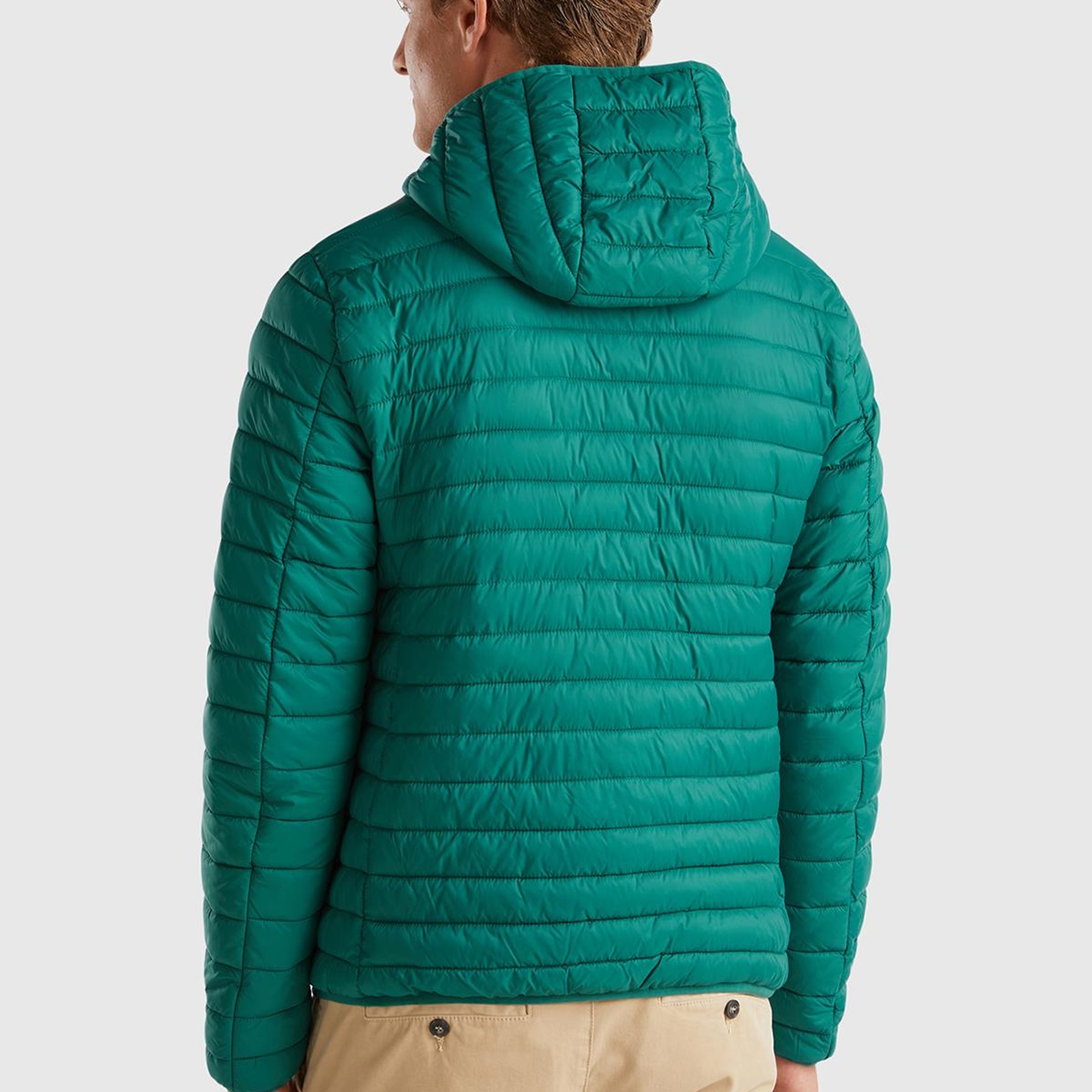 Erkek Koyu Yeşil Pufa Mont