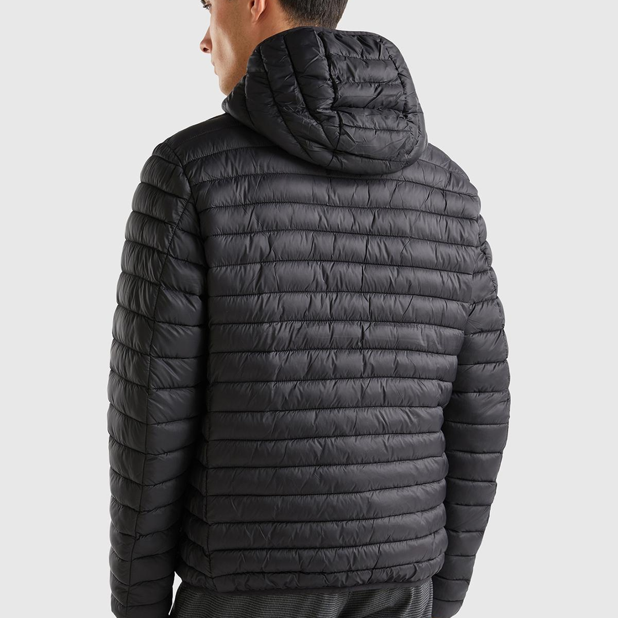 Erkek Siyah Pufa Mont