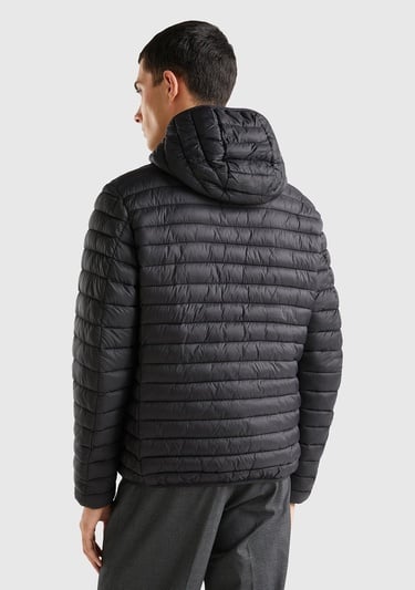  Erkek Siyah Pufa Mont