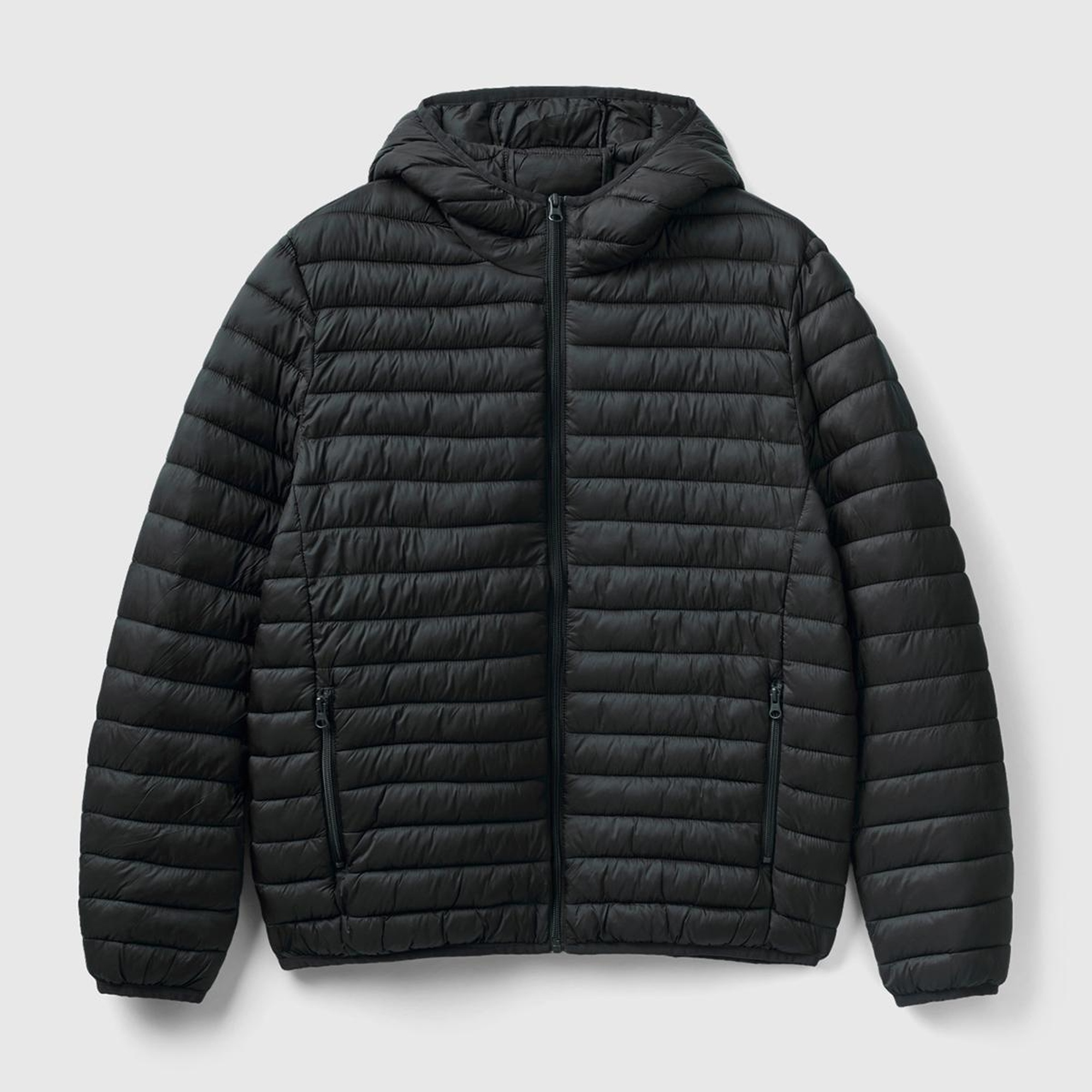 Erkek Siyah Pufa Mont